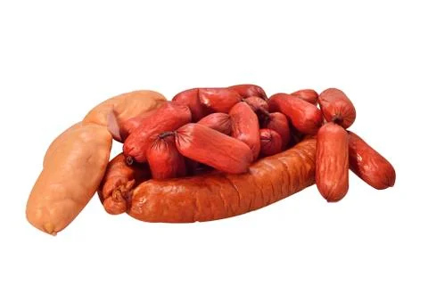 Many sausage Stock Photos