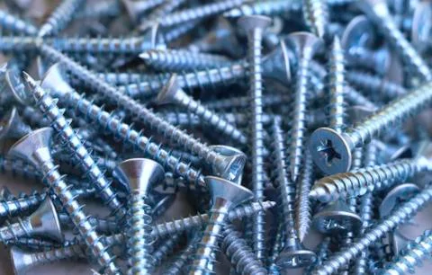 Many screws Stockfoto's