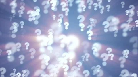 Many shiny random question marks illustration background new dynamic joyful Illustrazione stock