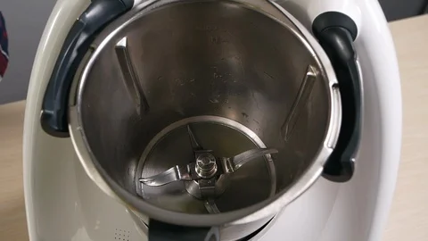 Many slice of different fruit fall blender slowmotion mix fruit cocktail closeup Stock Footage 113072097