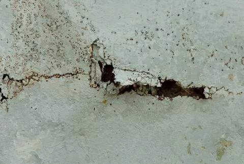 Many small cracks on white plaster. Grunge Stock-Fotos