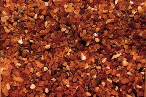 Many small ruby diamond stones, luxury background Foto stock