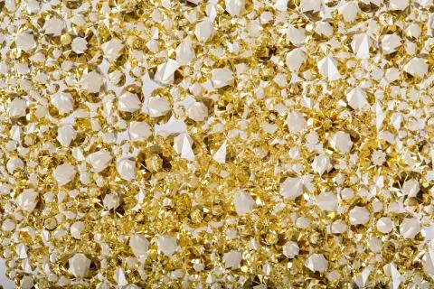 Many small ruby diamond stones, luxury background Stock Photos