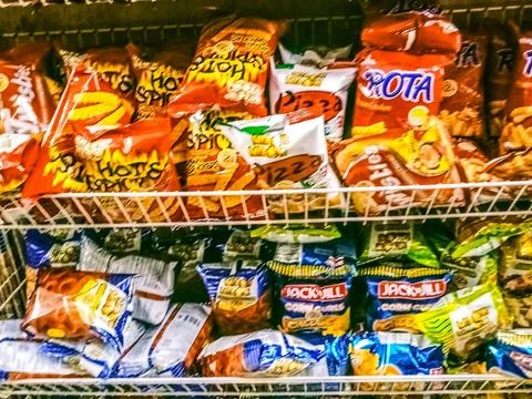 Many snacks Stock Photos