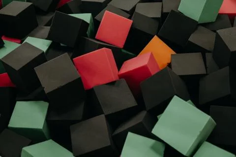 Many soft square cubes texture as background Stock Photos