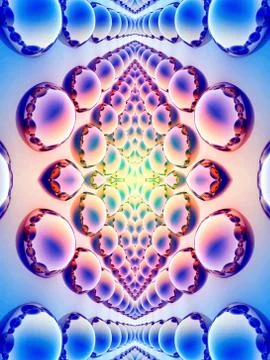 Many Spheres Stock Illustration