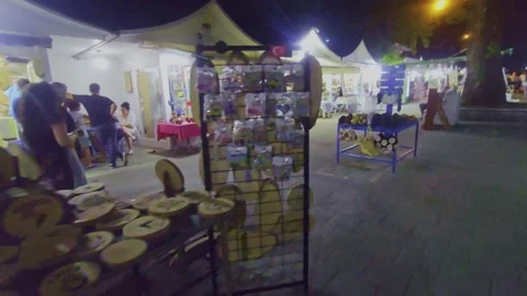 Many stacks towels on a. Stock Footage 284663280