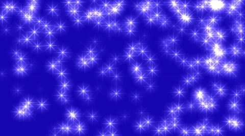 Many Stars on Blue background Loop Stock Footage 42662505