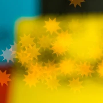 Many suns on multicolored background Foto stock