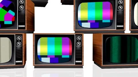 Many television Stock Footage 8845827