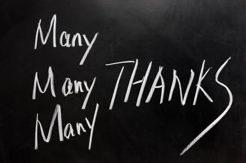 Many thanks Stock Photos