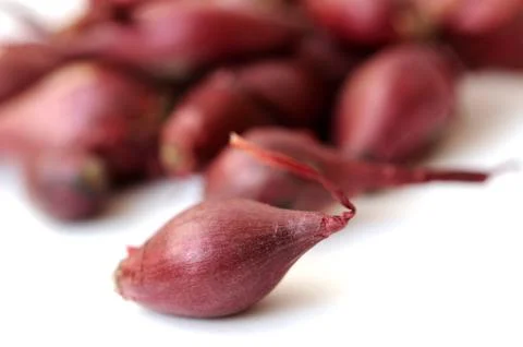 Many tiny onion Stock Photos