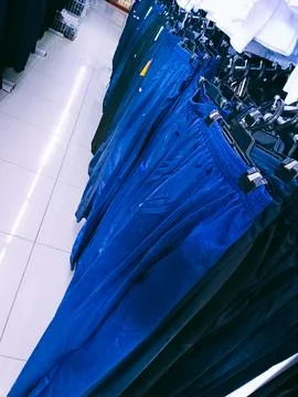 Many track pants Stock Photos