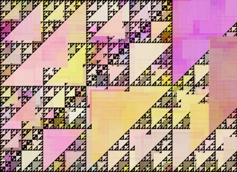 Many triangles shapes background Stock-Illustration