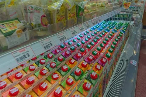 Many types of fruit juice Stock-Fotos