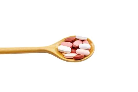 Many types of medications Stock Photos
