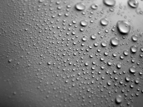 Many underlying drops Foto stock