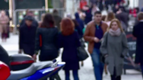 Many unrecognizable people Stock Footage 74919258