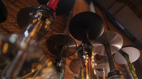 Many various hookahs. Stock Footage 231856243