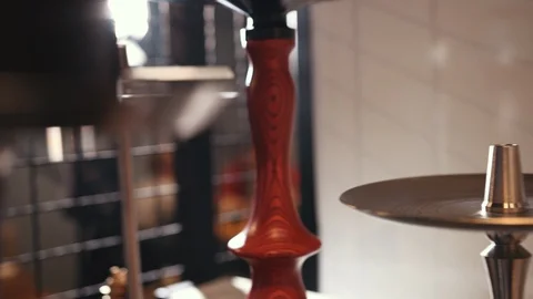 Many various hookahs, process of making hookah for smoking Stock-Footage 117697864