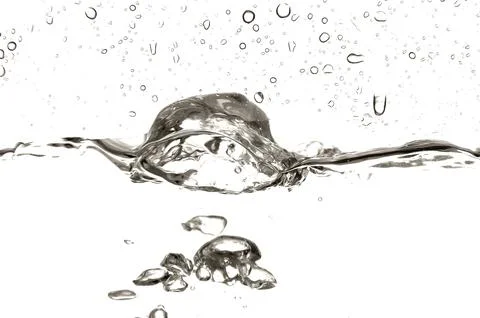 Many water drops Foto stock
