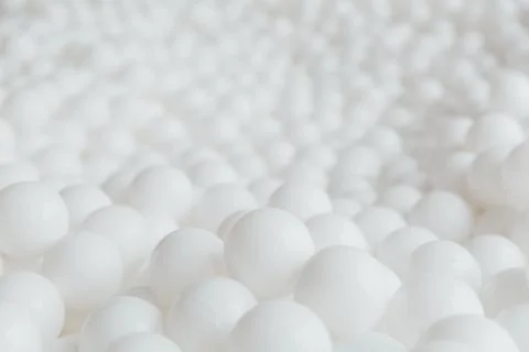 Many White balls texture background. Stock Photos
