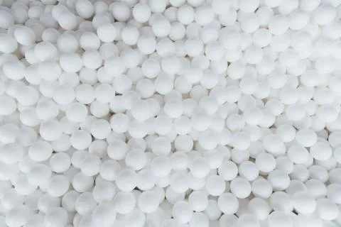 Many White balls texture background. Stock Photos