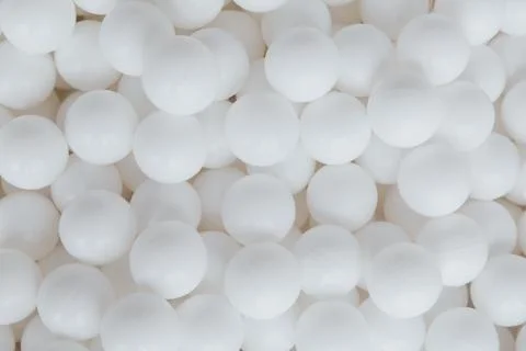 Many White balls texture background. Stock-Fotos