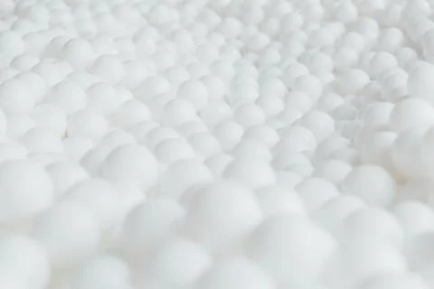 Many White balls texture background. Stock Photos