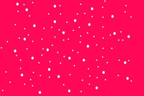 Many white dots on pink background Stock Illustration