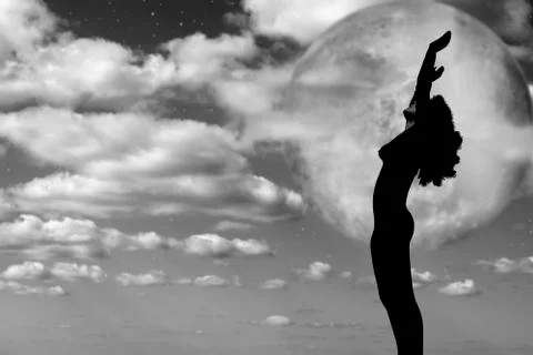 Many white fluffy clouds Stock Photos