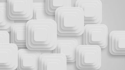 Many white small squares moving from right to left, loop Stock Footage 46813141