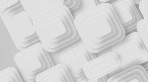 Many white small squares moving from left to right diagonally, loop Stock Footage 46813238