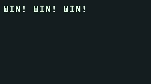 Many win words text typing writing on old computer lcd led tube tv screen Video stock 83196151