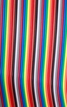 Many wire ribbon cable Stock Photos