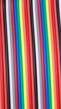 Many wire ribbon cable Stock Photos
