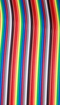 Many wire ribbon cable Stockfoto's