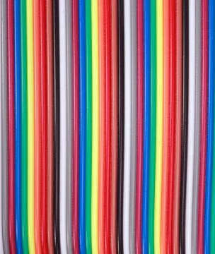 Many wire ribbon cable Stock Photos