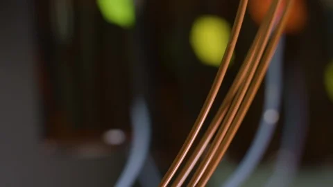 Many wires in complex equipment Stock Footage 112214552