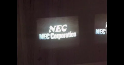 Many working TV screens, close up. Media television. Stack TV show programs Video stock 245434879