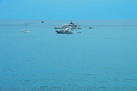 Many yachts Stock Photos