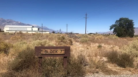 Manzanar Internment Camp Block 7 Stock-Footage 117071041