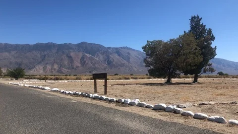 Manzanar Internment Camp Location Stock-Footage 117071142