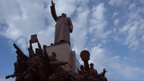 Mao Zedong Square Stock Footage 125733098