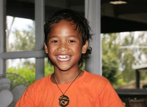 Maori boy Stock Photos