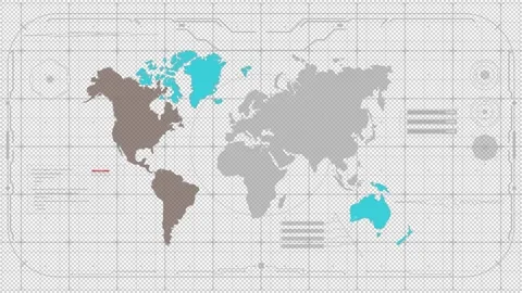 MAP 003-sh-alpha Video stock 172354254