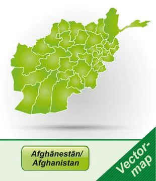 Map of afghanistan Stock Illustration