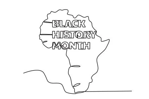 A map of the African continent Stock Illustration
