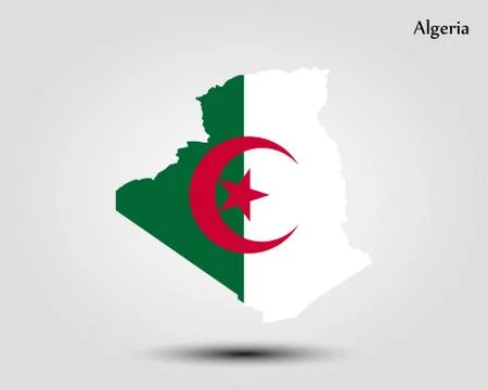 Map of Algeria Stock-Illustration