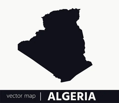 Map - Algeria Stock Illustration